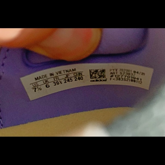 ❌SOLD🎁UltraBoost 21 Primeblue Orchid Tint W. 7.5 - Picture 11 of 12